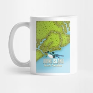 Johns Island map Mug